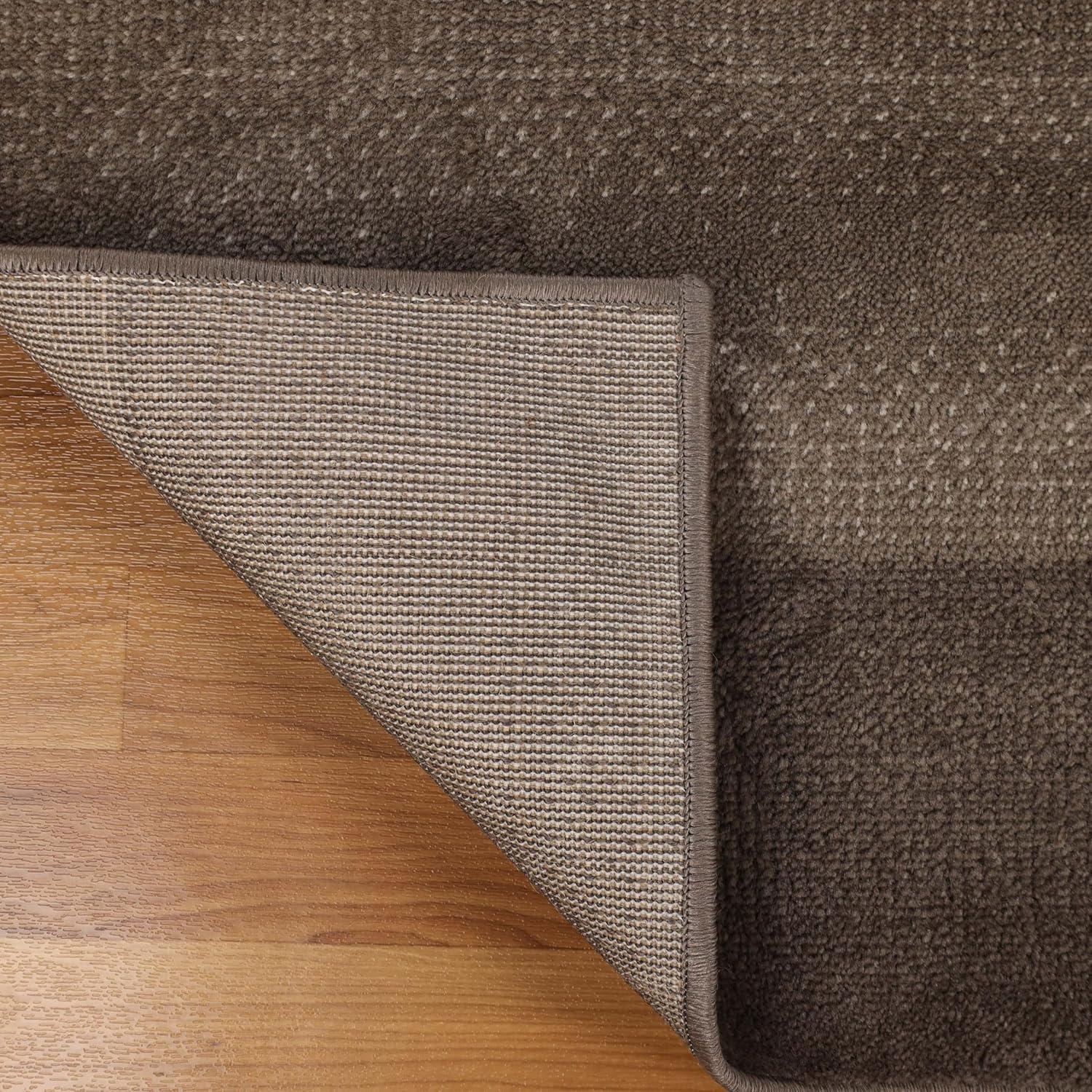 imageSuperior Indoor Area Rug Jute Backing Modern Plush Rugs for Entryway Kitchen Floors Office Floor Cover Color Block Rugs Clifton Collection 4 x 6 BeigeBlueBeige