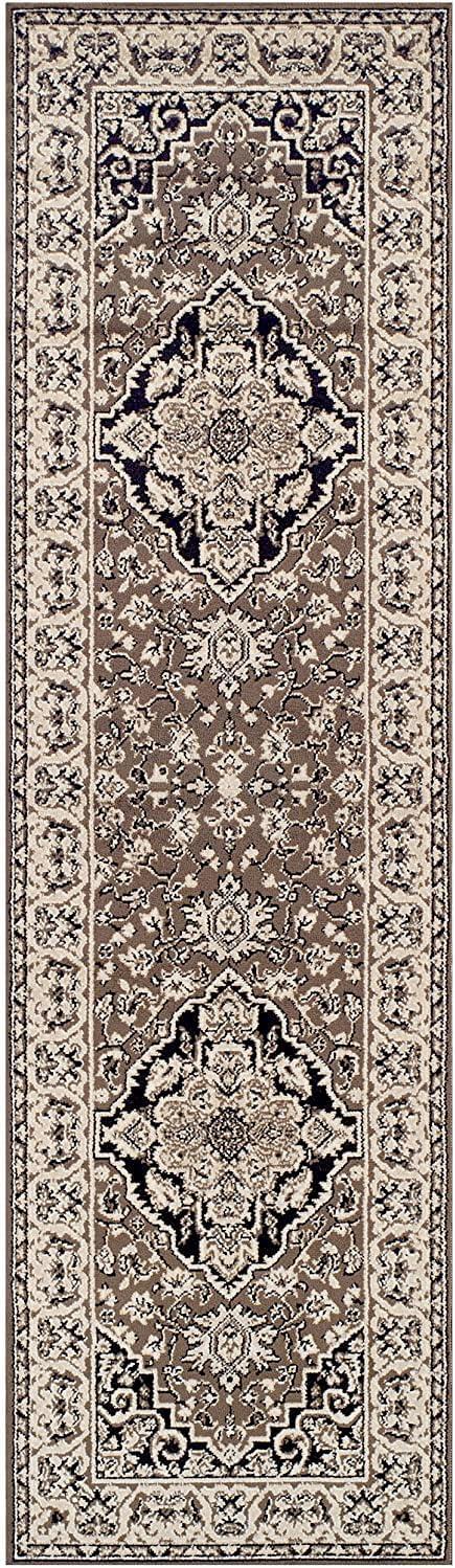 imageSuperior Indoor Area Rug Jute Backing Rugs for Entryway Dining Kitchen Bedroom Floors Traditional Floor Decor Oriental Medallion Indoor Rug Glendale Collection 2 x 3 BrownBrown