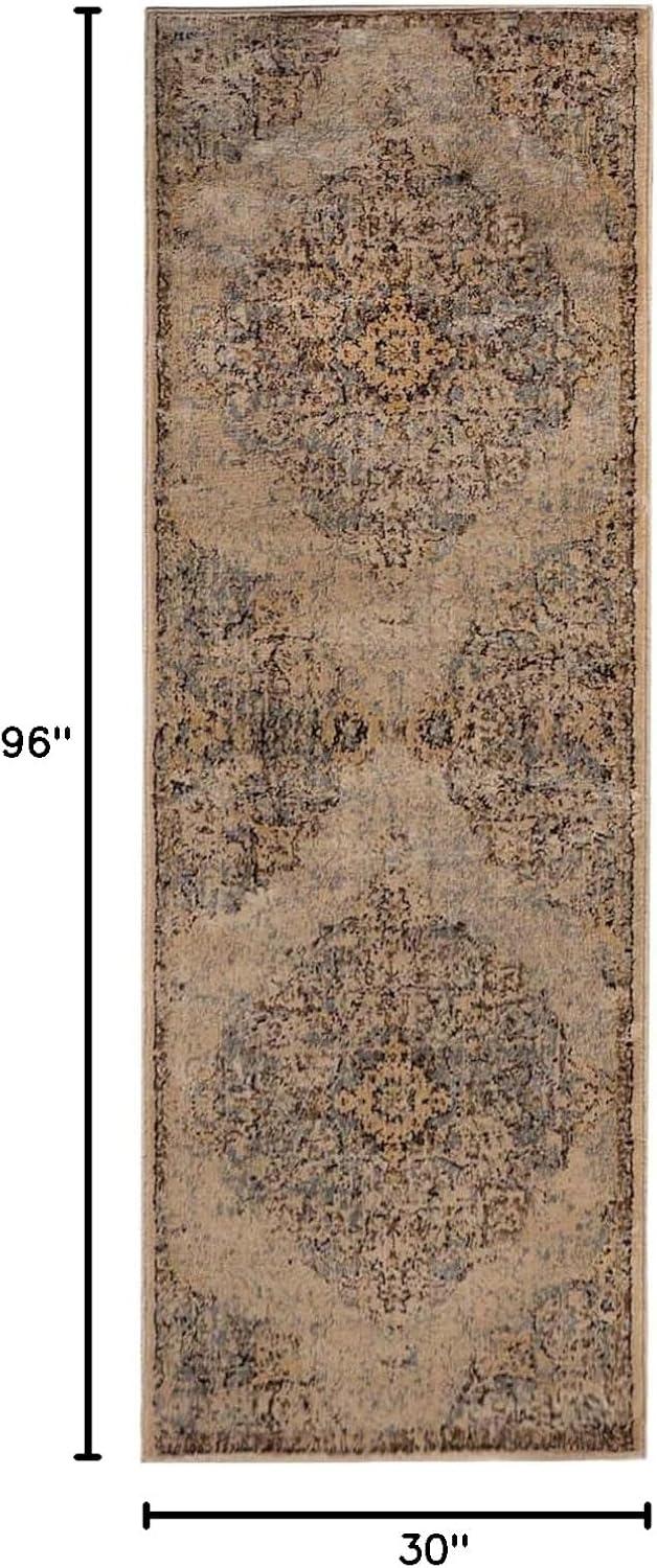 imageSuperior Indoor Area Rug or Runner Modern Abstract Floor Decor Soft Plush Rugs Aesthetic Home Accessories For Living Room Bedroom Office Kitchen Dining Cullen Collection 2 x 3 Brown BlackMeve  Ivorygrey