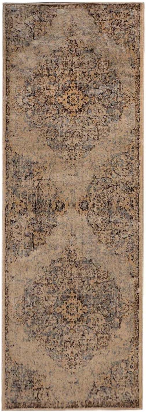 imageSuperior Indoor Area Rug or Runner Modern Abstract Floor Decor Soft Plush Rugs Aesthetic Home Accessories For Living Room Bedroom Office Kitchen Dining Cullen Collection 2 x 3 Brown BlackMeve  Ivorygrey