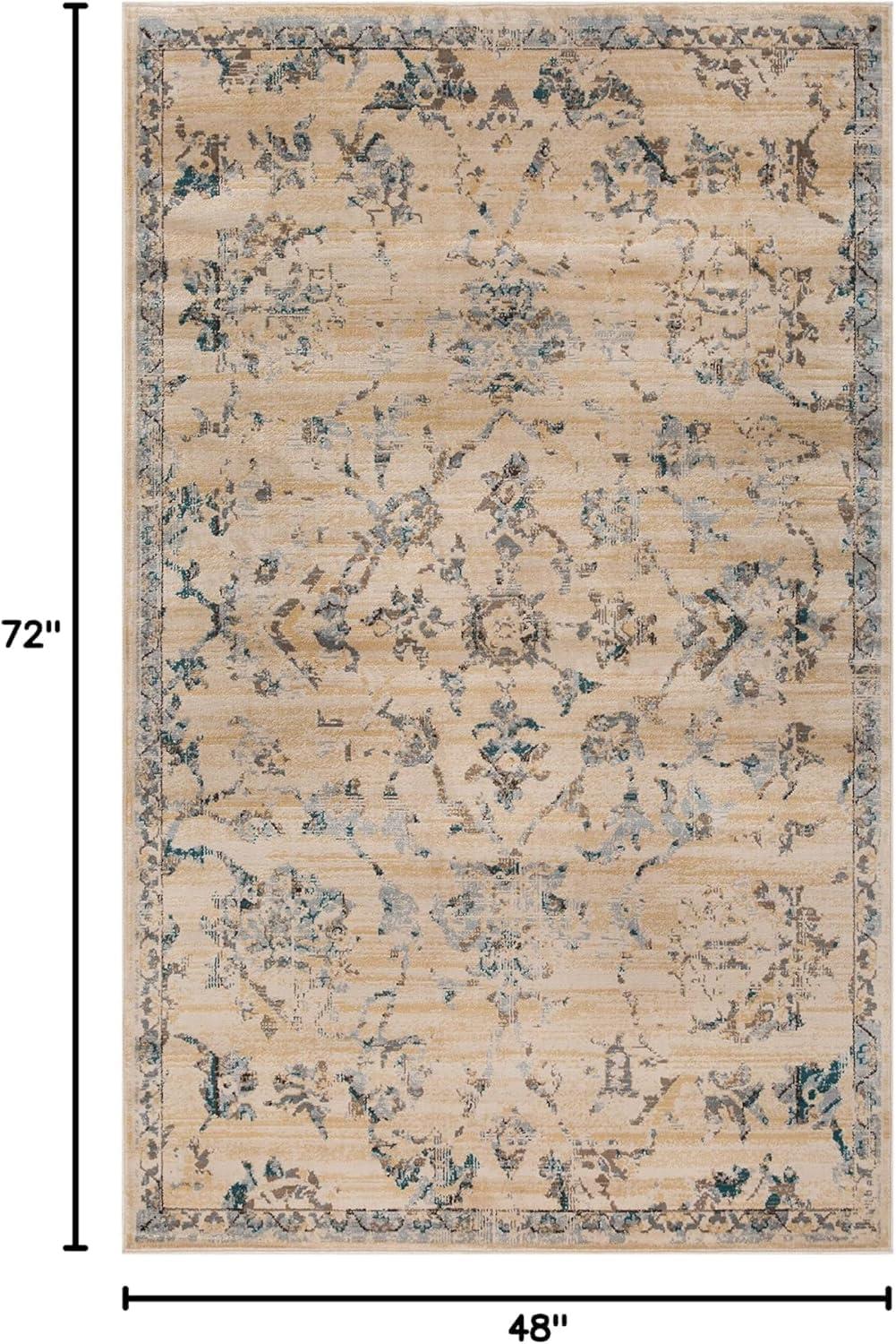 imageSuperior Indoor Area Rug or Runner Modern Abstract Floor Decor Soft Plush Rugs Aesthetic Home Accessories For Living Room Bedroom Office Kitchen Dining Cullen Collection 2 x 3 Brown BlackTeal Brown