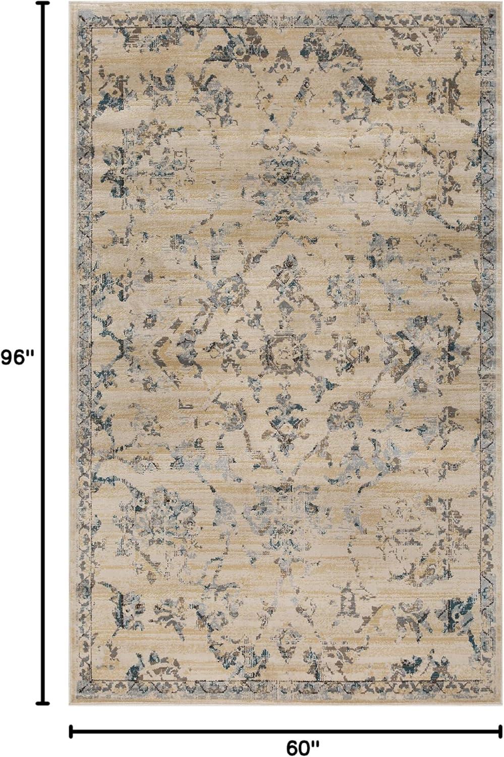 imageSuperior Indoor Area Rug or Runner Modern Abstract Floor Decor Soft Plush Rugs Aesthetic Home Accessories For Living Room Bedroom Office Kitchen Dining Cullen Collection 2 x 3 Brown BlackTeal Brown