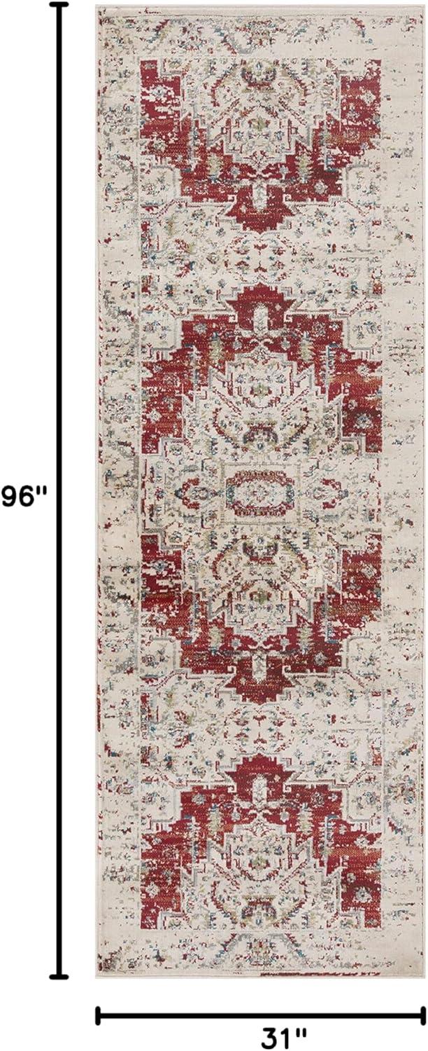 imageSuperior Indoor Area Rug or Runner Modern Abstract Floor Decor Soft Plush Rugs Aesthetic Home Accessories For Living Room Bedroom Office Kitchen Dining Cullen Collection 2 x 3 Brown BlackRed