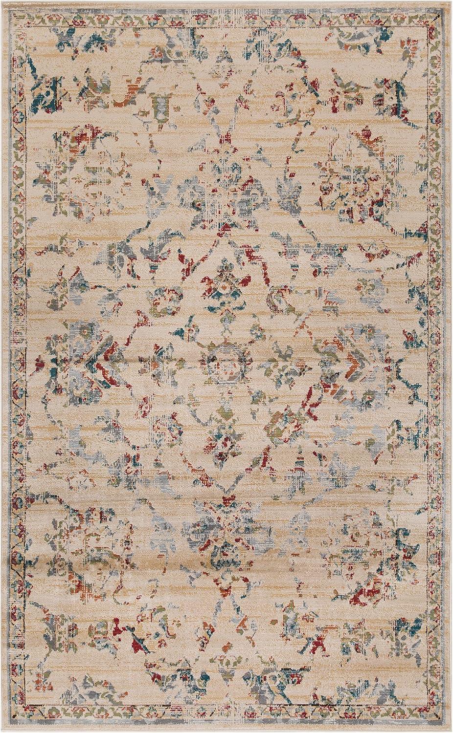 imageSuperior Indoor Area Rug or Runner Modern Abstract Floor Decor Soft Plush Rugs Aesthetic Home Accessories For Living Room Bedroom Office Kitchen Dining Cullen Collection 2 x 3 Brown BlackRed Brown