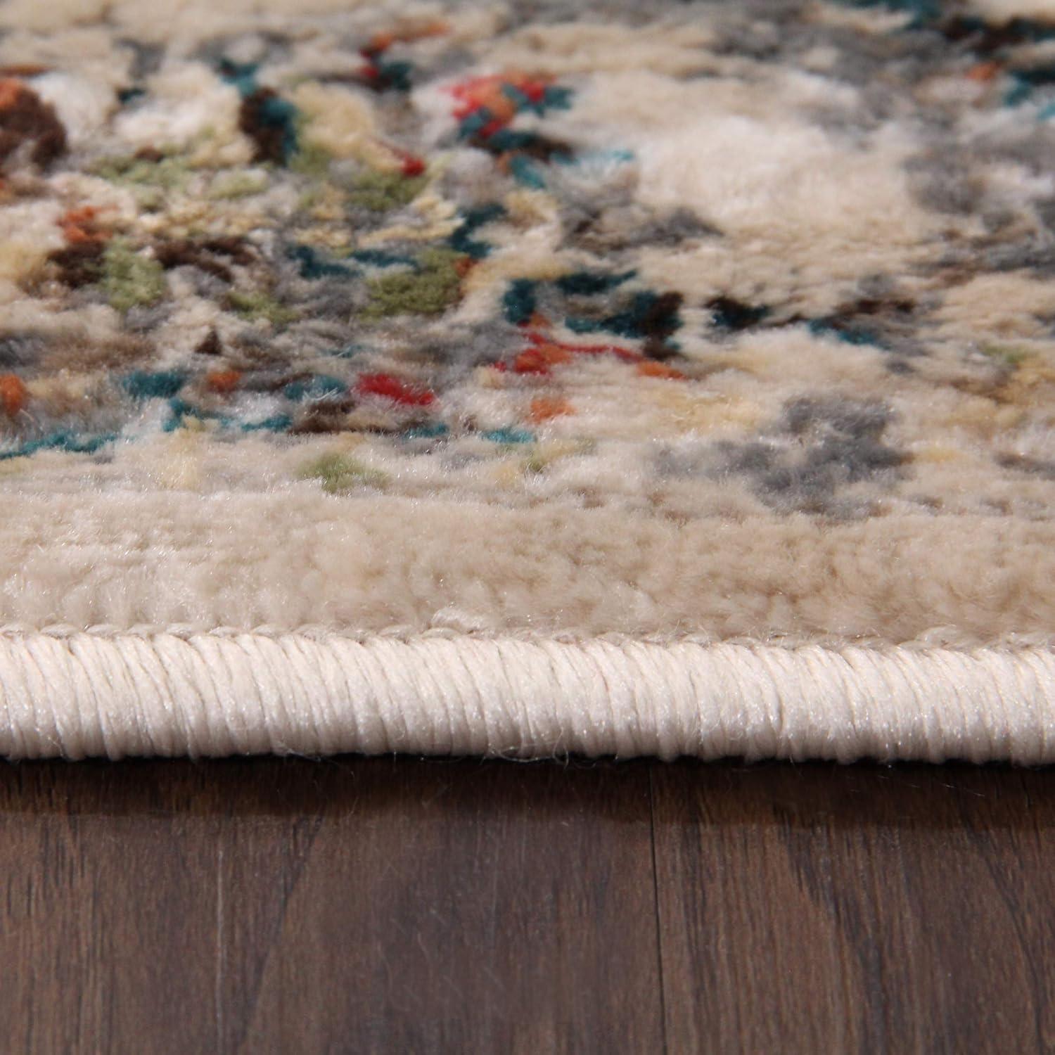 imageSuperior Indoor Area Rug or Runner Modern Abstract Floor Decor Soft Plush Rugs Aesthetic Home Accessories For Living Room Bedroom Office Kitchen Dining Cullen Collection 2 x 3 Brown BlackTeal