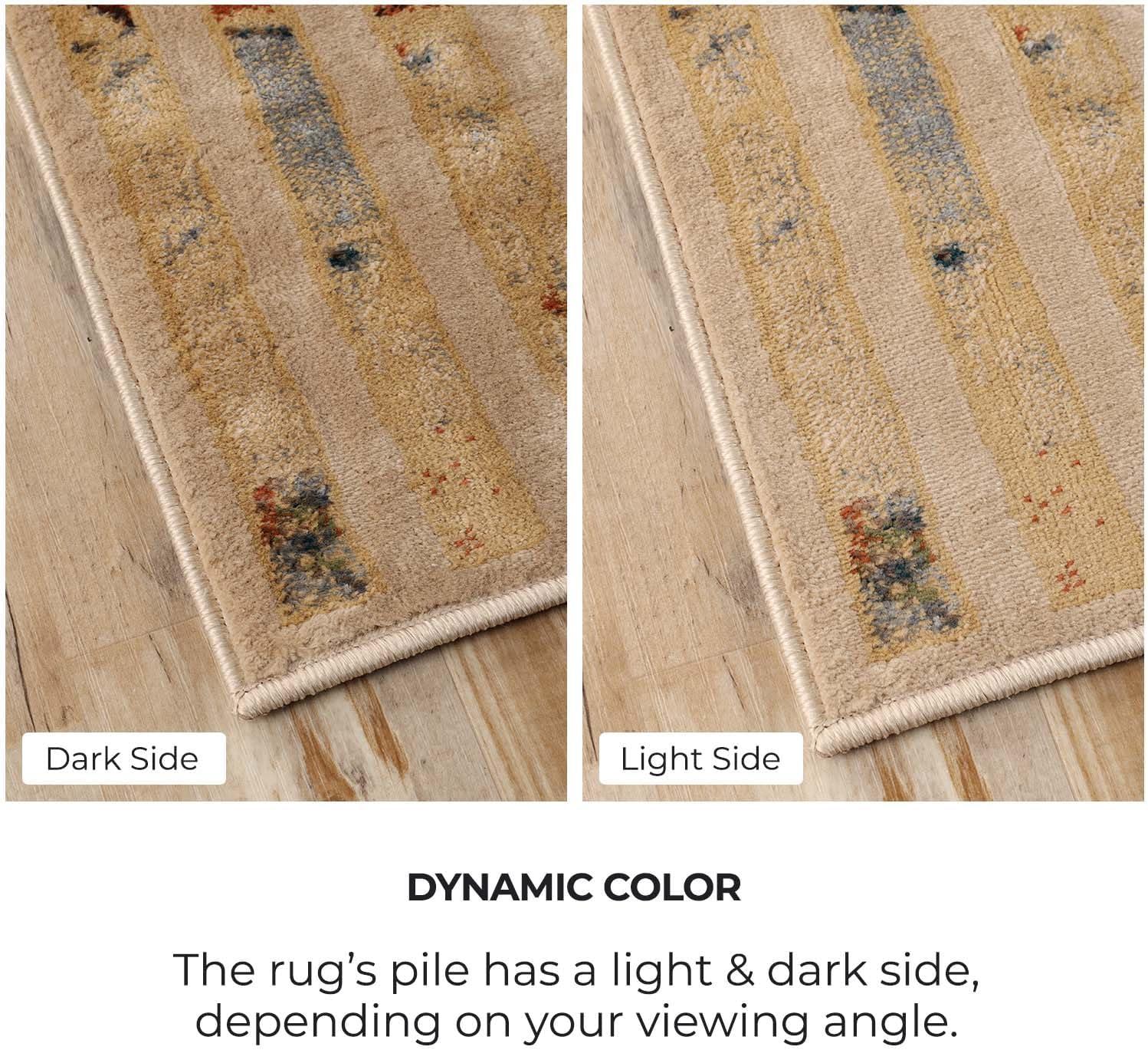 imageSuperior Indoor Area Rug or Runner Modern Abstract Floor Decor Soft Plush Rugs Aesthetic Home Accessories For Living Room Bedroom Office Kitchen Dining Cullen Collection 2 x 3 Brown BlackIvory