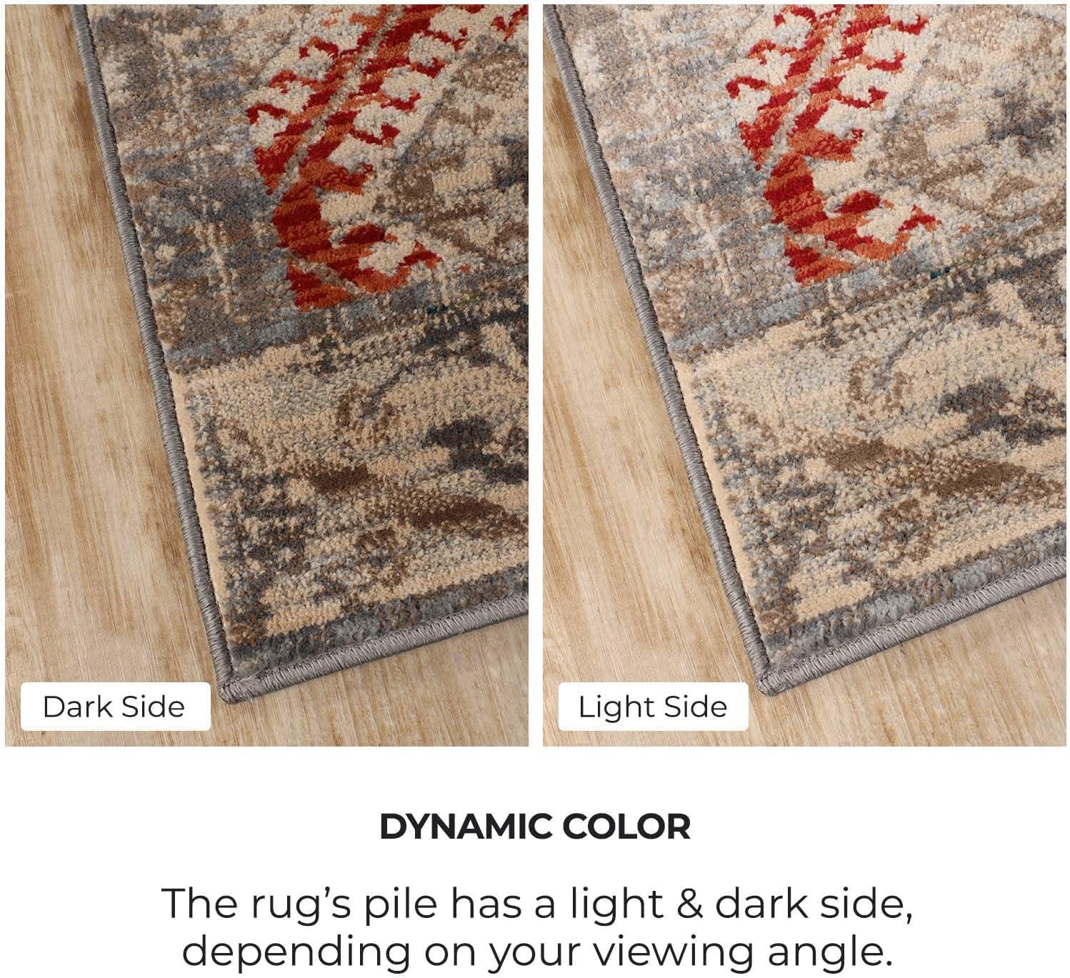 imageSuperior Indoor Area Rug or Runner Modern Abstract Floor Decor Soft Plush Rugs Aesthetic Home Accessories For Living Room Bedroom Office Kitchen Dining Cullen Collection 2 x 3 Brown BlackAmara  Grey  Z
