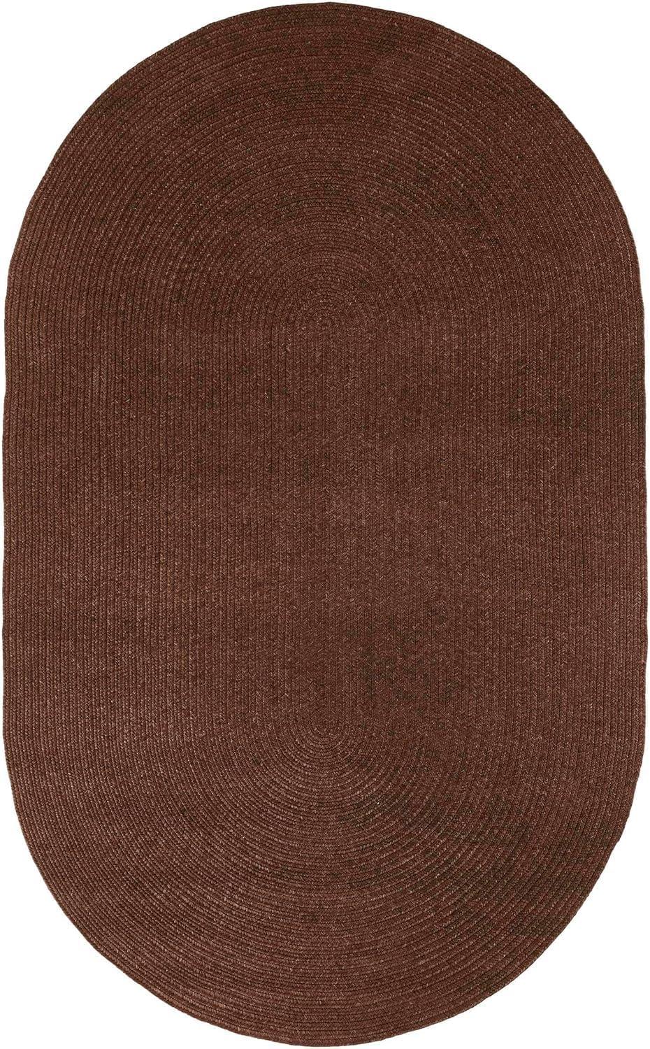 imageSuperior IndoorOutdoor Area Rug DualTone Reversible Braided Floor Decor for Patio Front Porch Entryway Living Room Office Nursery Artistic Home 5 x 8 Fog GreenWhiteCocoa