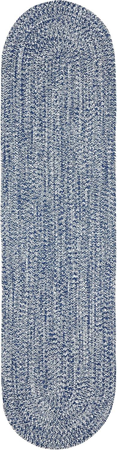 imageSuperior IndoorOutdoor Area Rug DualTone Reversible Braided Floor Decor for Patio Front Porch Entryway Living Room Office Nursery Artistic Home 5 x 8 Fog GreenWhiteDenim Bluewhite