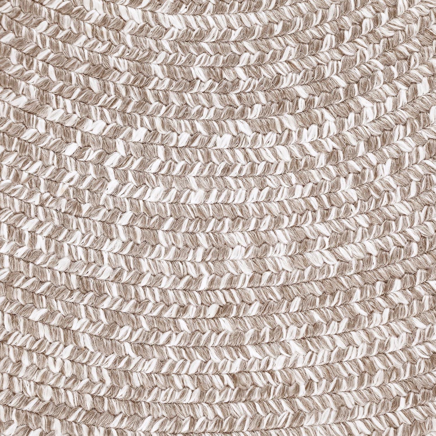 imageSuperior IndoorOutdoor Area Rug DualTone Reversible Braided Floor Decor for Patio Front Porch Entryway Living Room Office Nursery Artistic Home 5 x 8 Fog GreenWhiteLattewhite  Z