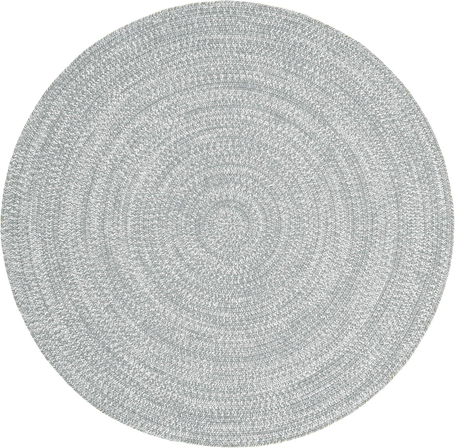 imageSuperior IndoorOutdoor Area Rug DualTone Reversible Braided Floor Decor for Patio Front Porch Entryway Living Room Office Nursery Artistic Home 5 x 8 Fog GreenWhiteFog Greenwhite