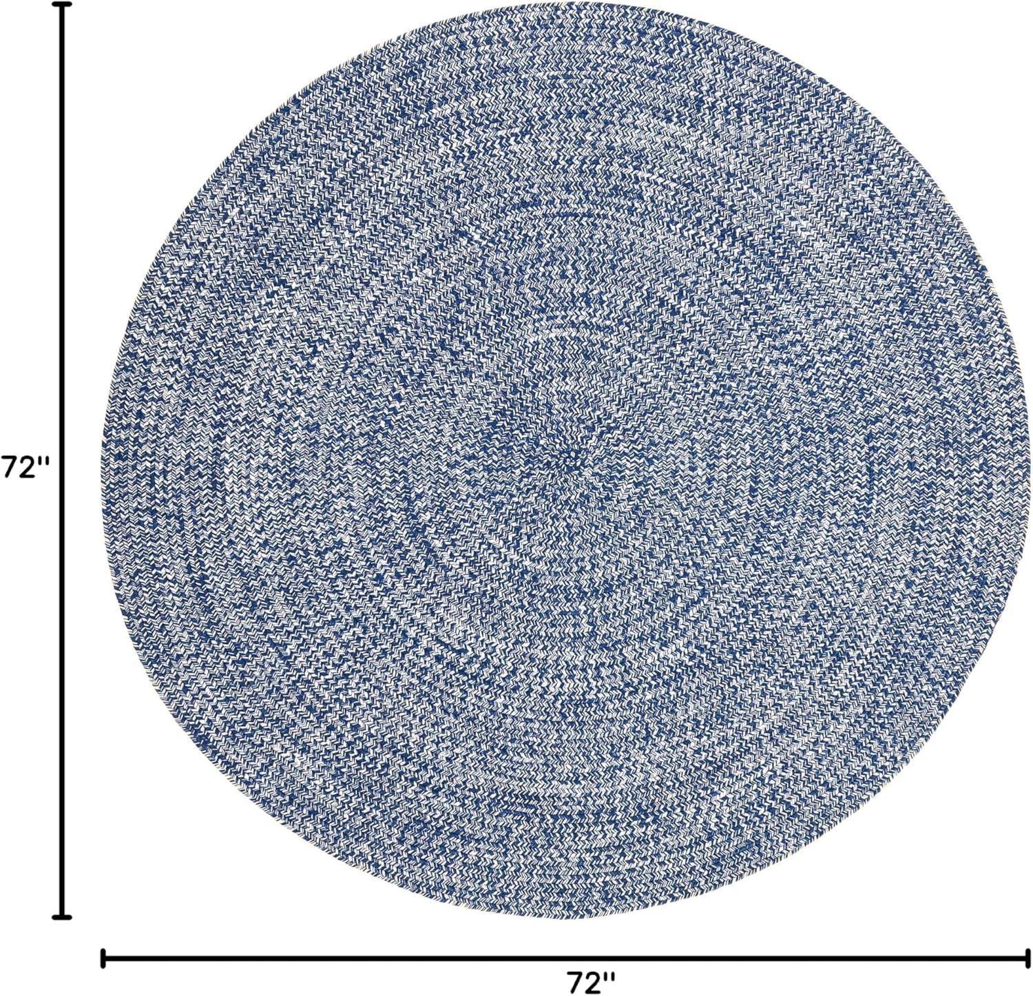 imageSuperior IndoorOutdoor Area Rug DualTone Reversible Braided Floor Decor for Patio Front Porch Entryway Living Room Office Nursery Artistic Home 5 x 8 Fog GreenWhiteDenim Bluewhite