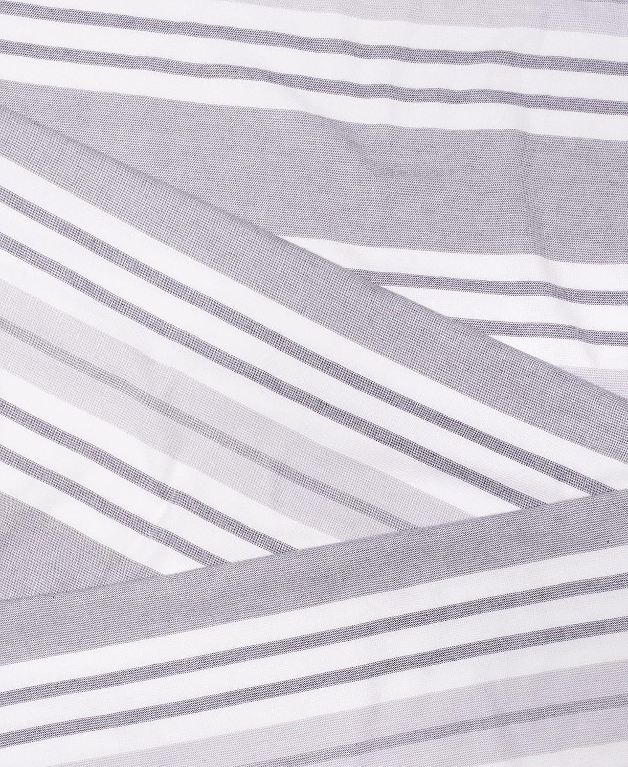 imageSuperior Oversized Cotton Beach Towel for Adults and Kids Quick Drying Towels for Pool Spa Resort Hotel Camping Travel Super Absorbent Striped with Tassels Tropical Cabana Collection BlackGrey