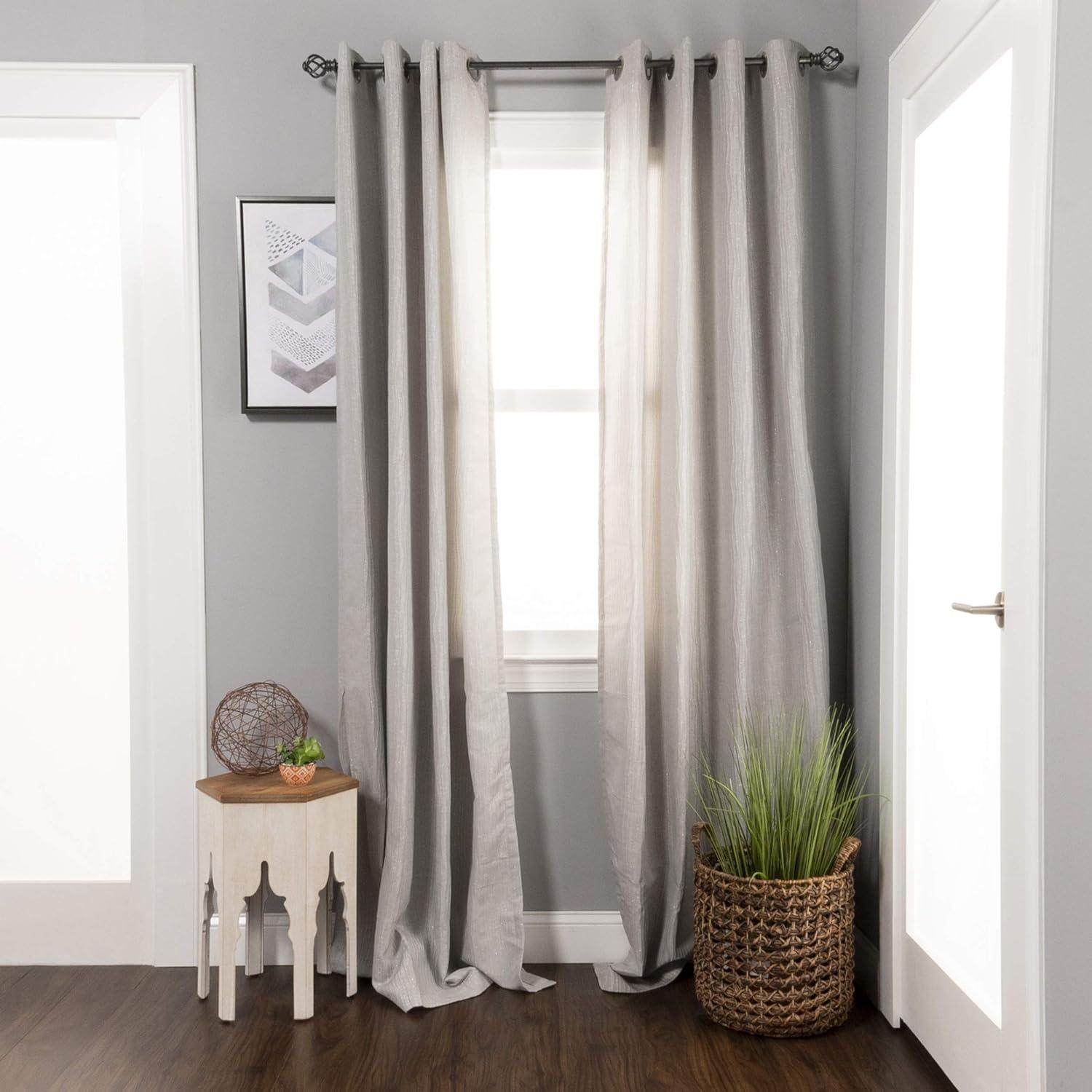 imageSuperior Venetian Damask Jacquard Curtains Window Accent Perfect for Family Room or Bedroom Vintage Traditional Classic with Rod Pockets or Grommets Curtain Set of 2 Panels 52quot X 96quot GoldSilver