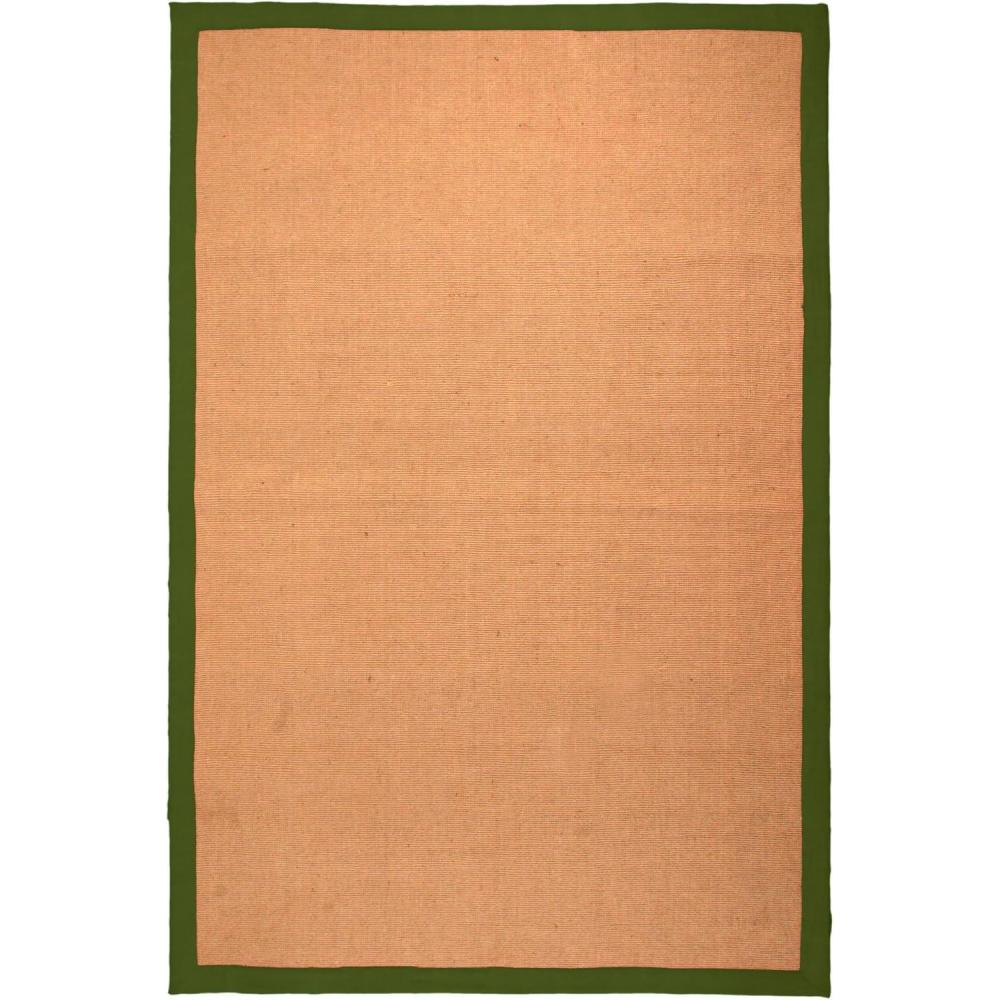 imageSUPERIOR Classic Collection Hand Woven Jute Rug 5X8  Navy BlueGreen
