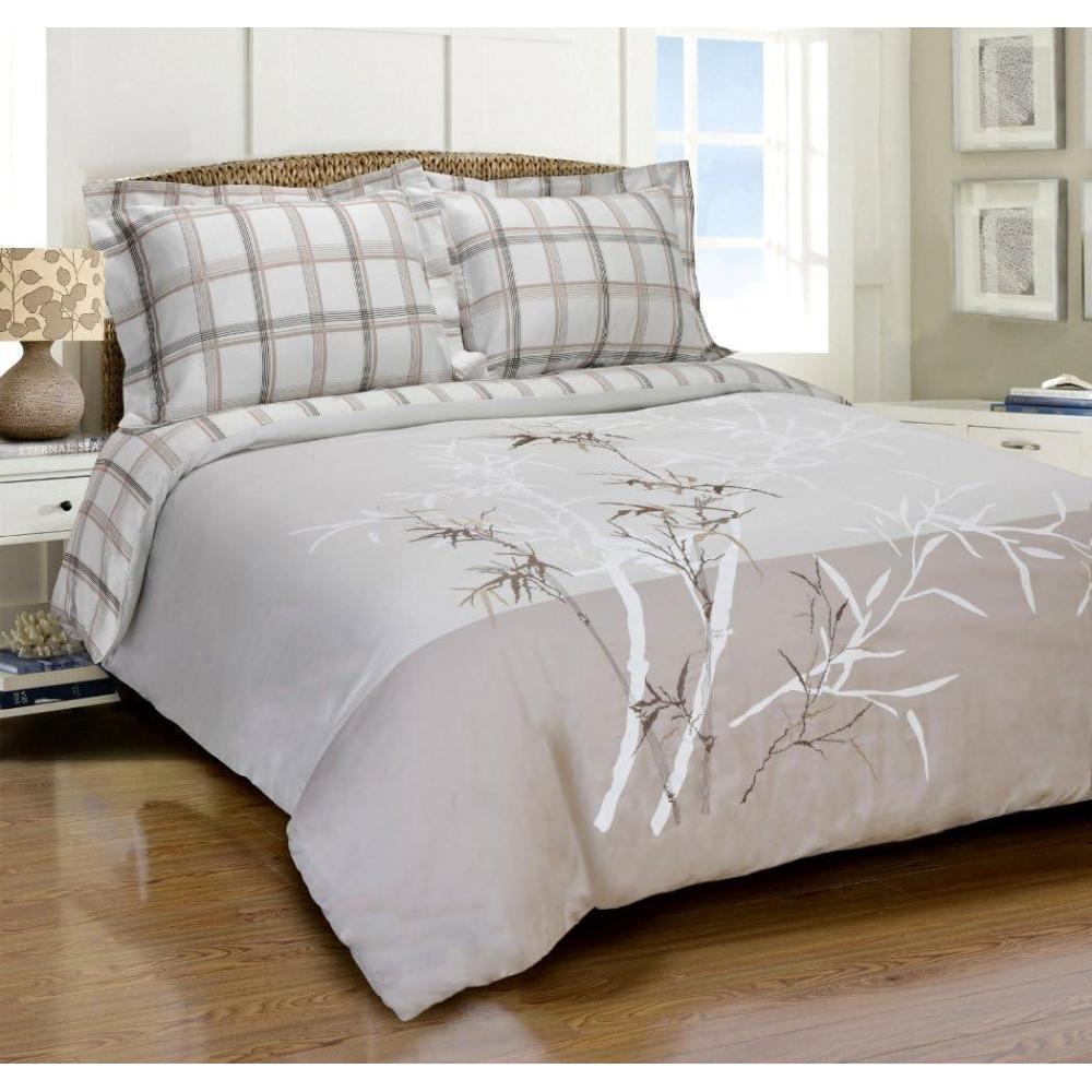 imageSuperior 100 Cotton Duvet Cover Set Soft Lightweight Duvet Covers 3Piece Set Includes 1 Reversible Duvet Cover 2 Pillow Shams Sateen Weave Elmwood Collection FullQueen SizeMulticolored