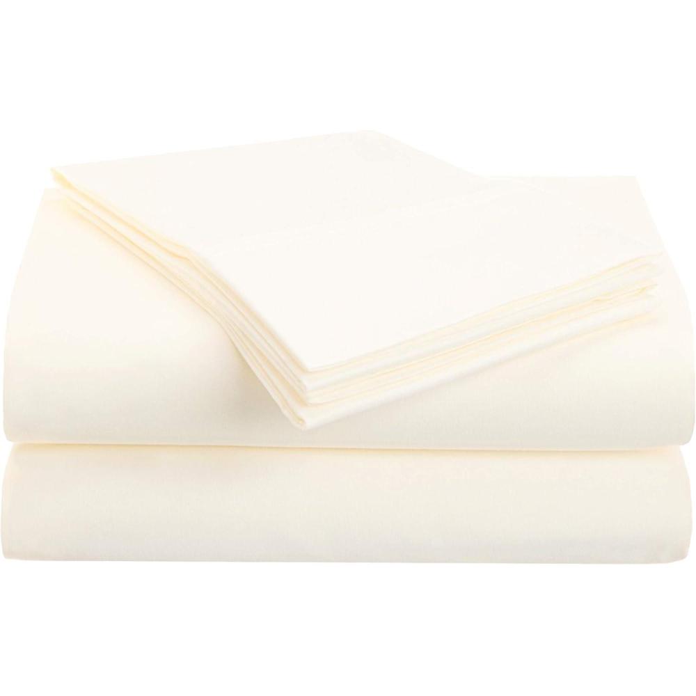 imageSuperior 1500 Series Premium Quality 100 Brushed Soft Microfiber 4Piece Luxury Deep Pocket Cooling Bed Sheet Set Hypoallergenic Wrinkle and Stain Resistant  Full TealIvory