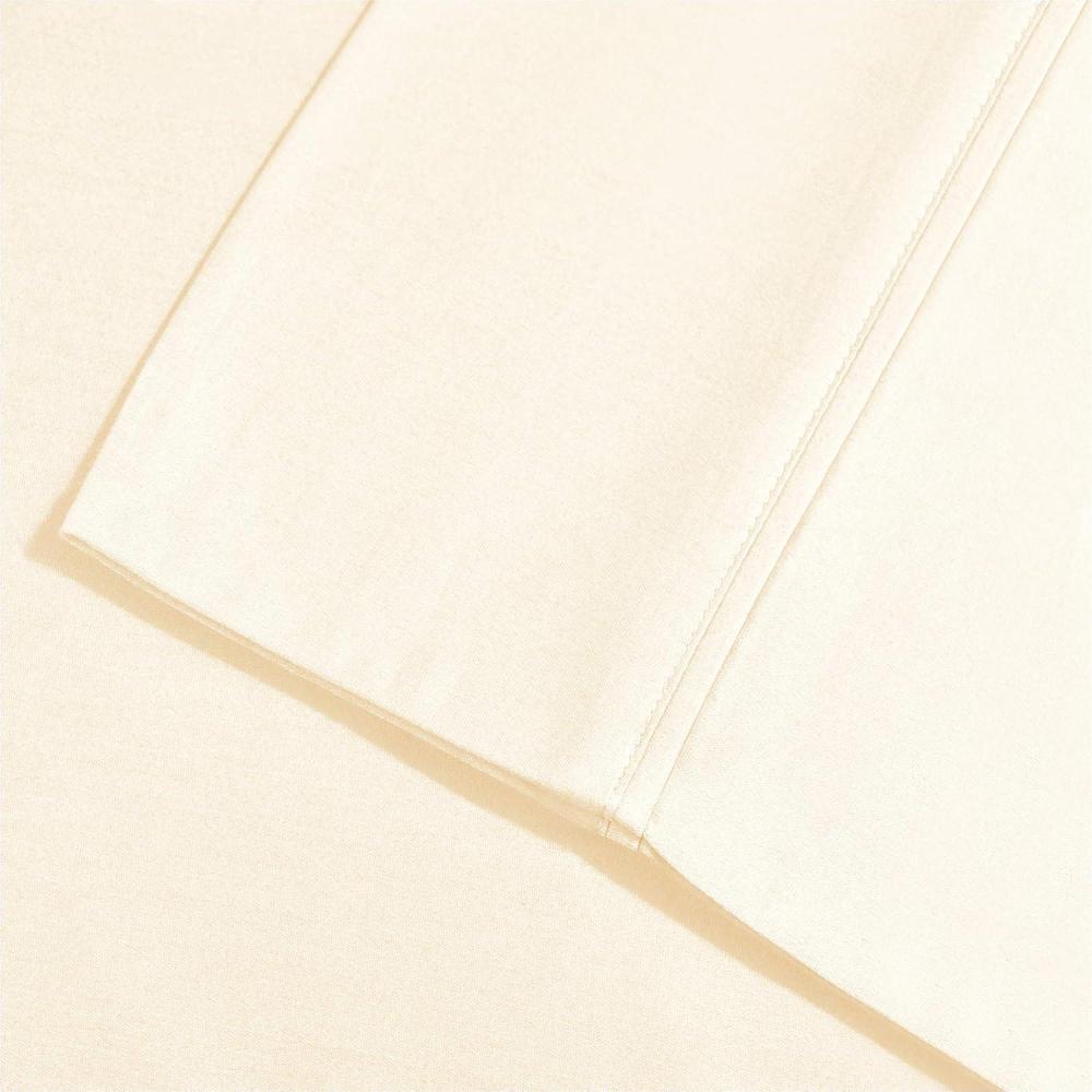 imageSuperior 1502 Series Premium Quality Microfiber Pillowcase Set Standard SilverIvory
