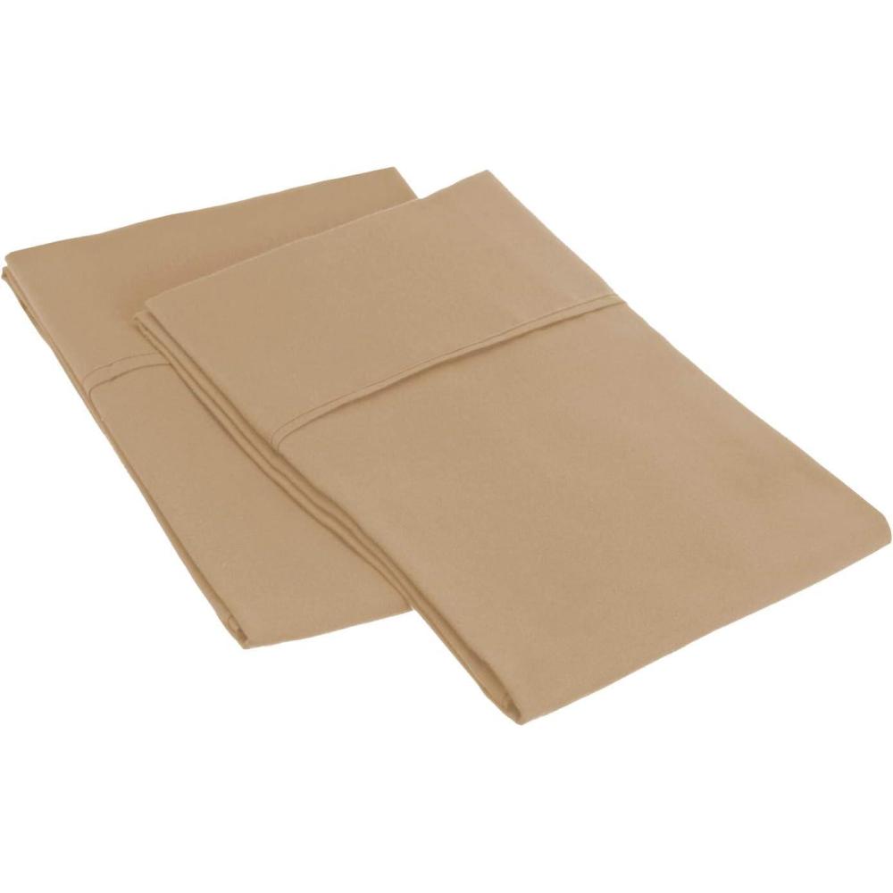 imageSuperior 1502 Series Premium Quality Microfiber Pillowcase Set Standard SilverTaupe