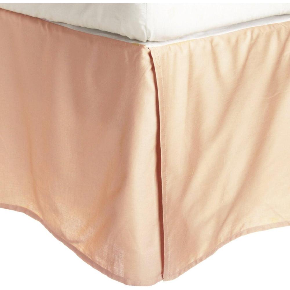 imageSuperior 200Thread Count Solid CottonBlend Bed Skirt LinenLinen