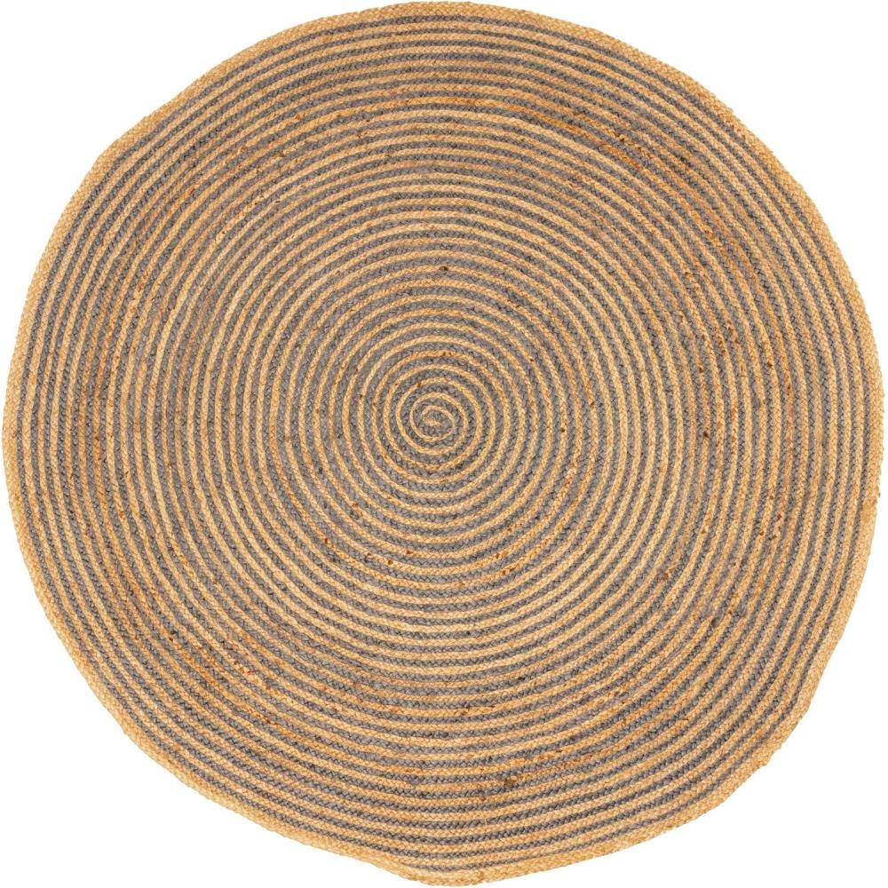 imageSuperior Braided Dyed Jute Handwoven Indoor Area Rug Jute Floor Decor For Living Room Hallway Entry Dining Room Bedroom Office Apartment HandWoven Modern Farmhouse Rugs 2 6quot x 8 Navy BlueLight Blue