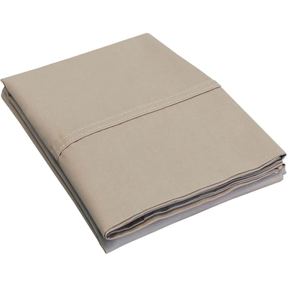 imageSuperior Cotton Percale Pillowcase Set King Lilac 2PiecesTan