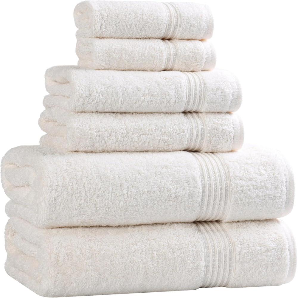 imageSuperior Egyptian Cotton 2Piece Bath Sheet Towel Set Oversized Body Towels For Adults And Kids Large Towel For Bath Shower Guest Bathroom Spa Gym Resort Essentials Airbnb PeachIvory