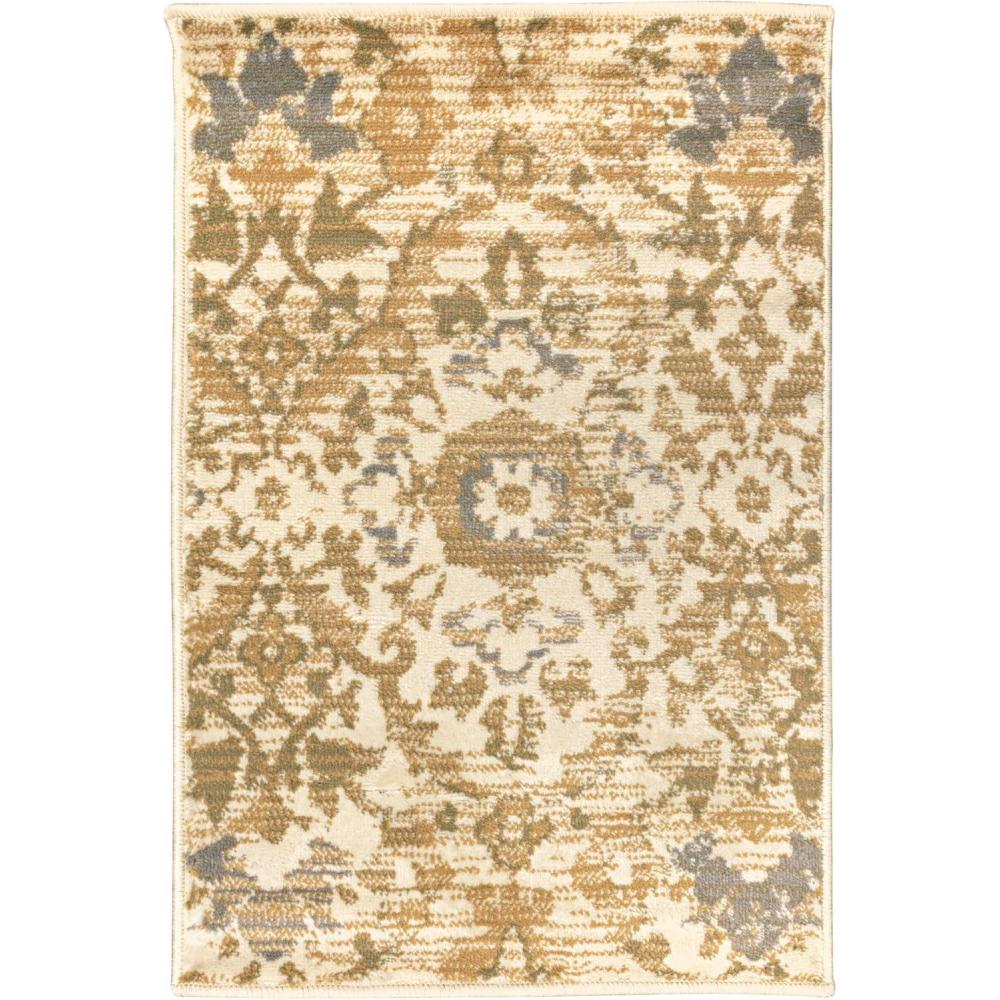 imageSuperior Folk Diamond Rustic Eclectic Bohemian PowerLoomed Indoor Area Rug 3 x 5 RedSage