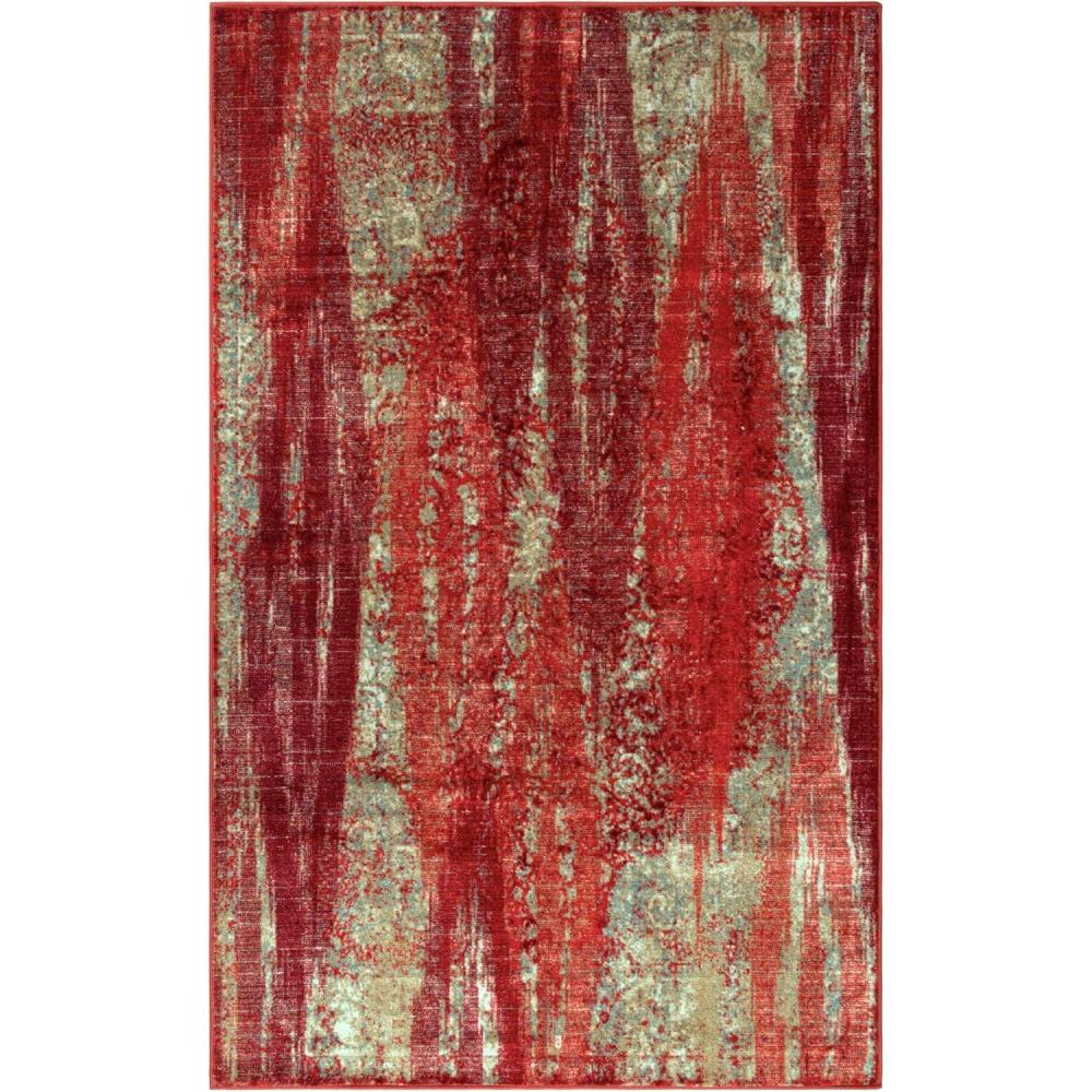 imageSuperior Hazelbrook Modern Abstract NonSlip Indoor Area Rug with Foam Backing Soft Living Room Carpet Stylish Bedroom Accent Rug Durable Floor Mat for Home Dcor 2 x 3 Orange8 x 10