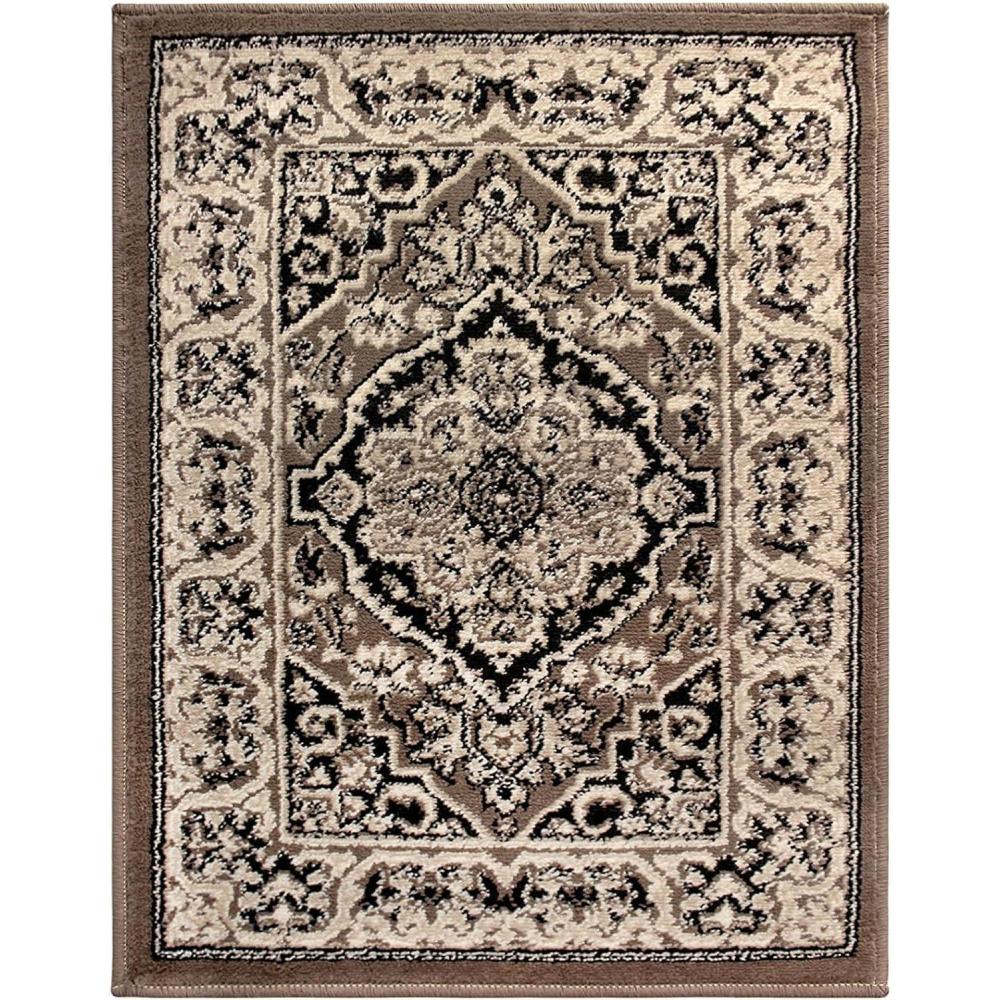 imageSuperior Indoor Area Rug Plush Carpet Cover Traditional Oriental Medallion Perfect for Hallway Entryway Living Room Dining Bedroom Office Kitchen Glendale Collection 2x3 BlueBrown