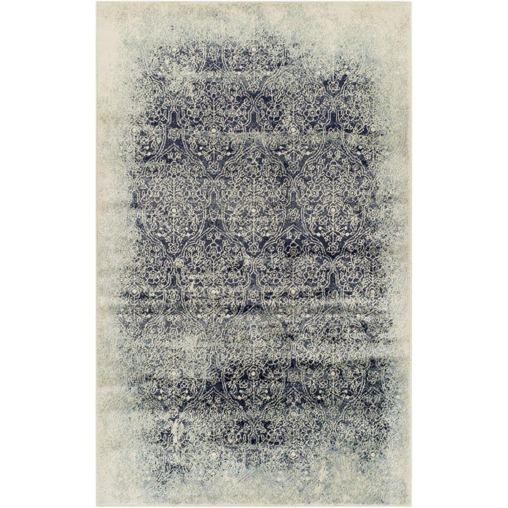 imageSuperior Indoor Area Rug or Runner Jute Backing Traditional Floral Scroll Medallion Ideal for Entryway Living Room Kitchen Bedroom Hallway Floor Cover Astral Collection 2 7quot x 8 Beige RedIvory Blue