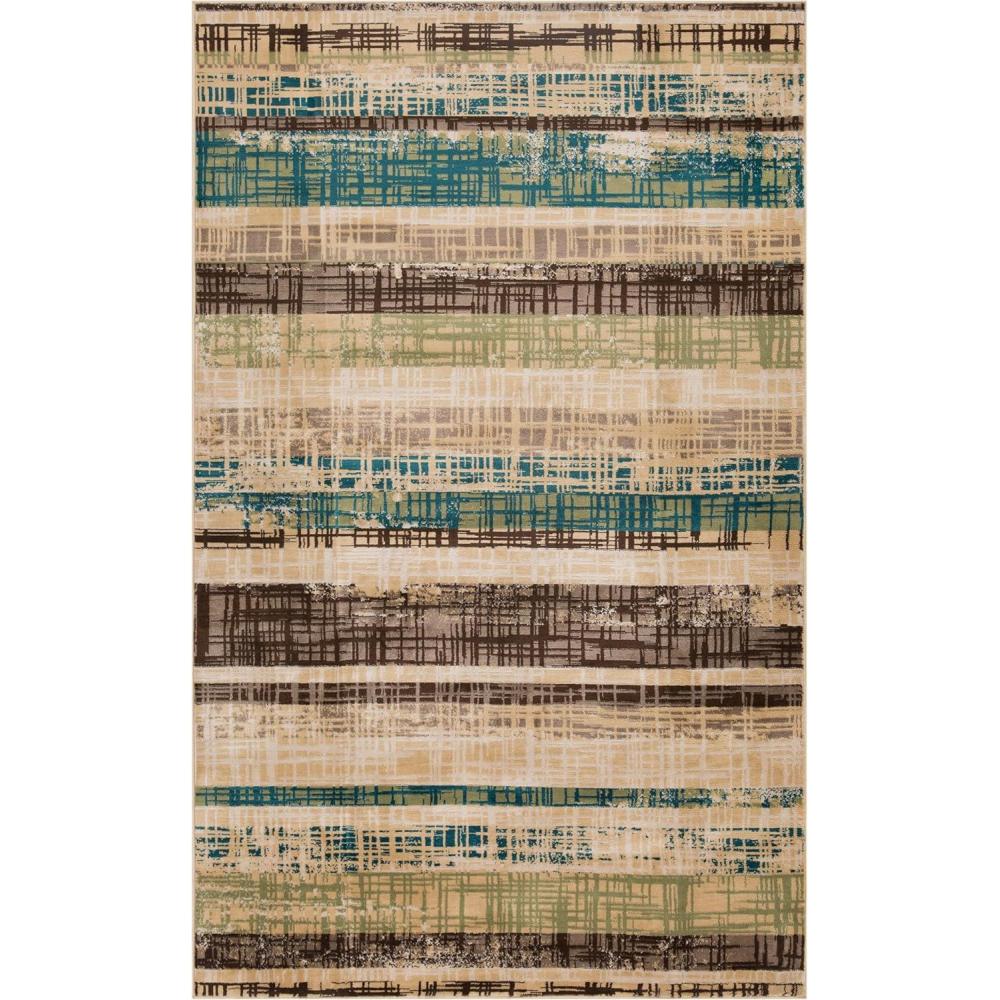 imageSuperior Indoor Area Rug or Runner Modern Abstract Floor Decor Soft Plush Rugs Aesthetic Home Accessories For Living Room Bedroom Office Kitchen Dining Cullen Collection 2 x 3 Brown BlackChocolate