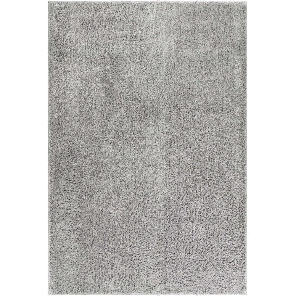 imageSuperior Indoor Large Shag Area Rug with NonSkid Foam Backing UltraSoft and Fluffy Shaggy Rugs for Living Room Bedroom Office Dining Home Floor Decor California Collection Ivory 5 X 7Silver