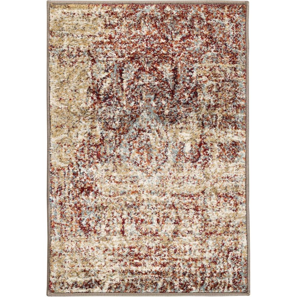 imageSuperior Indoor Runner Rug Jute Backing Plush Carpet Cover for Hallways Entry Office Plush Floor Cover Modern Wood Grain Abstract Lines Veer Collection 2 7quot x 8 ChocolateMaroon