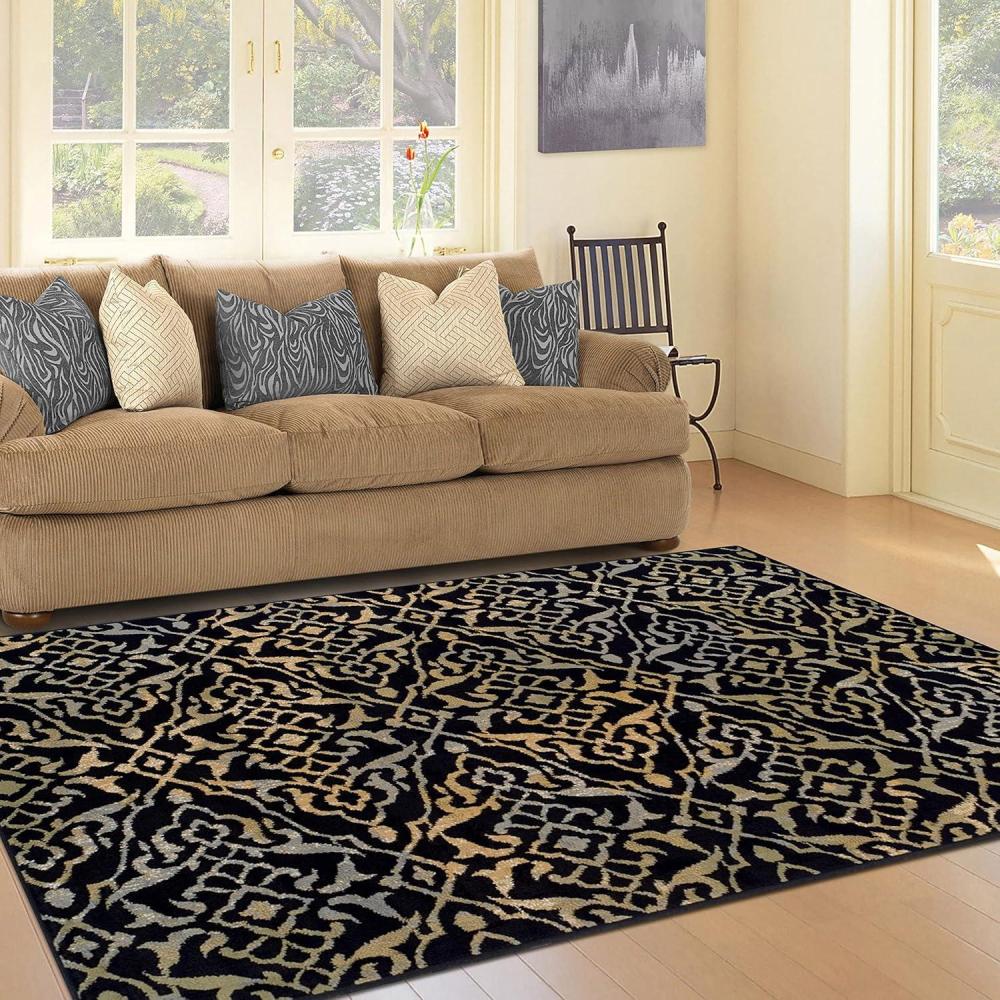 imageSuperior Kensington Area Rug 3 x 5 ToffeeBlack Brown