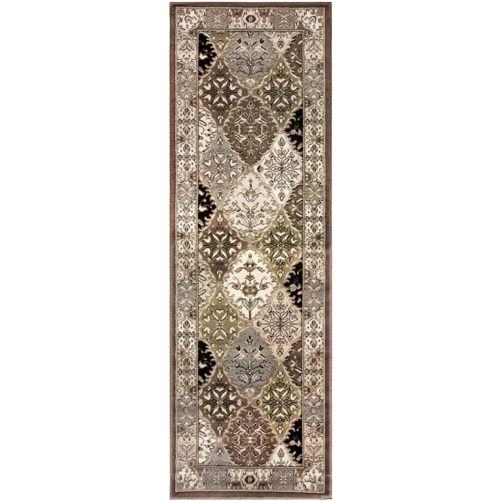 imageSuperior Paloma Collection Area Rug 8mm Pile Height with Jute Backing Traditional Persian Rug Design Fashionable and Affordable Woven Rugs  8 x 10 RugChocolate