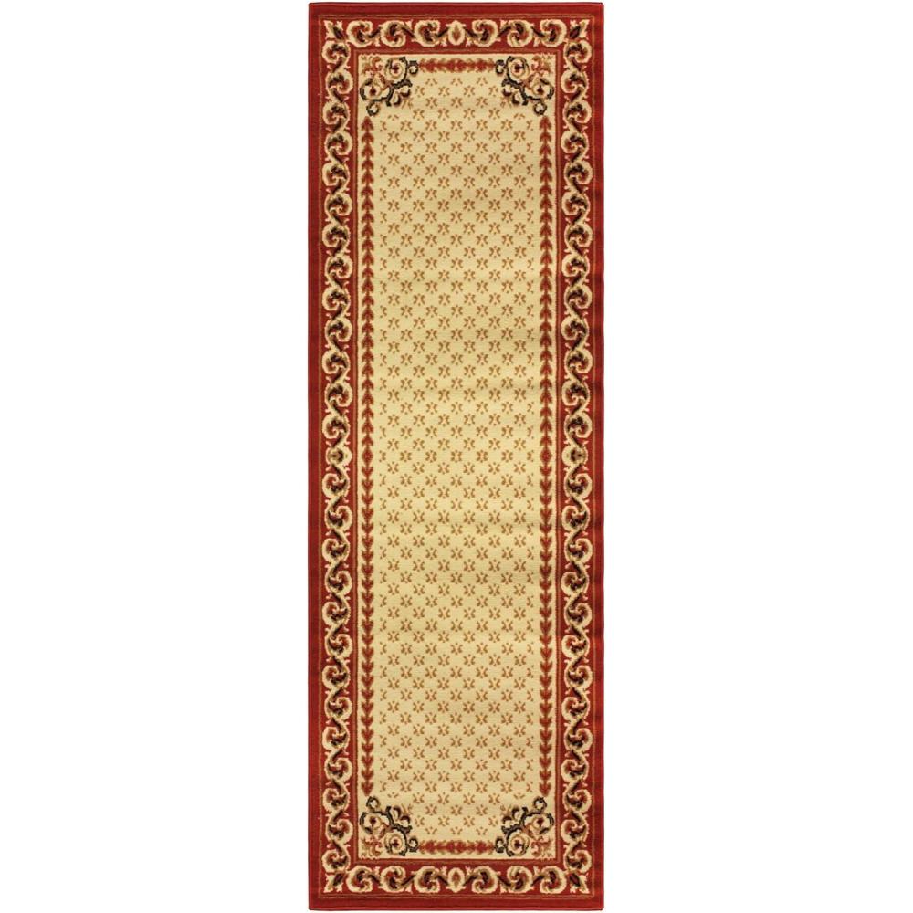 imageSuperior Stratton Collection Area Rug 8mm Pile Height with Jute Backing Luxurious French Traditional Aubusson Rug Design Fashionable and Affordable Woven Rugs 8 x 10 GreenIvory