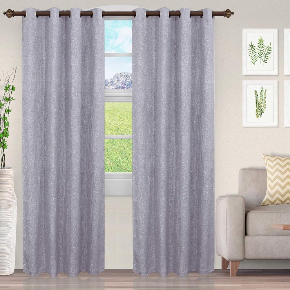 imageSuperior Venetian Damask Jacquard Curtains Window Accent Perfect for Family Room or Bedroom Vintage Traditional Classic with Rod Pockets or Grommets Curtain Set of 2 Panels 52quot X 96quot GoldGrey