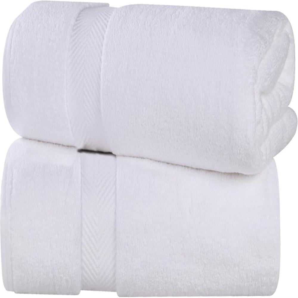 imageSuperior Zero Twist 100 Cotton Bathroom Towels Super Soft Fluffy and Absorbent Premium Quality 6 Piece Towel Set with 2 Washcloths 2 Hand Towels and 2 Bath Towels CoralWhite