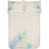 100% Cotton, 3-Piece Full/Queen Single Ply, Soft, Embroidered Peacock Duvet Cover Set(Multicolor)