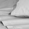 100% Egyptian Cotton 1500 Thread Count Oversized Standard Pillowcase Set Solid, White(Platinum)