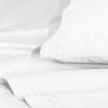 100% Egyptian Cotton 1500 Thread Count Oversized Standard Pillowcase Set Solid, White(White)