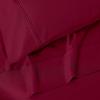 1200 Thread Count 100% Egyptian Cotton, Soft and Breathable, 2-Piece King Pillowcase Set Solid, White(Burgundy)