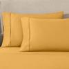 1200 Thread Count 100% Egyptian Cotton, Soft and Breathable, 2-Piece King Pillowcase Set Solid, White(Dijon)