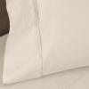1200 Thread Count 100% Egyptian Cotton, Soft and Breathable, 2-Piece King Pillowcase Set Solid, White(Ivory)