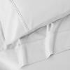 1200 Thread Count 100% Egyptian Cotton, Soft and Breathable, 2-Piece King Pillowcase Set Solid, White(Platinum)