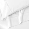 1200 Thread Count 100% Egyptian Cotton, Soft and Breathable, 2-Piece King Pillowcase Set Solid, White(White)
