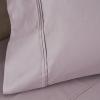 1200 Thread Count 100% Egyptian Cotton, Soft and Breathable, 2-Piece King Pillowcase Set Solid, White(Zephyr)