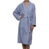 Cotton Unisex Terry Robe, Soft And Absorbent Robes For Men And Women, Bathroom Accessories(Blue)