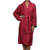 Cotton Unisex Terry Robe, Soft And Absorbent Robes For Men And Women, Bathroom Accessories(Burgundy)